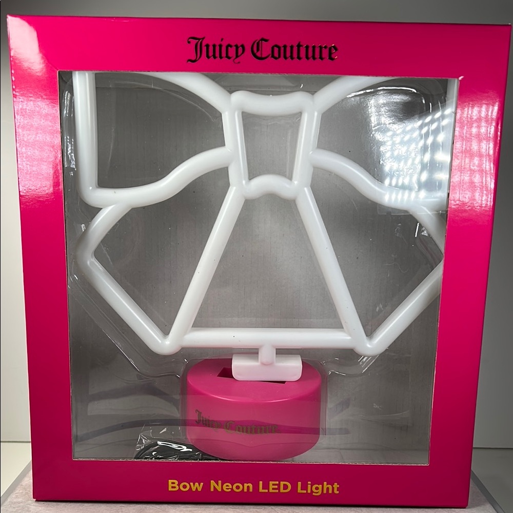 Juicy Couture Bow Neon LED Light